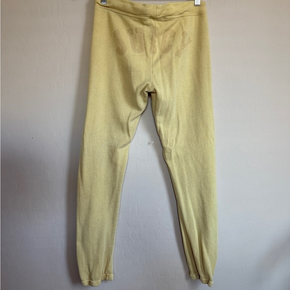 Juicy Couture Pants - JUICY USA Vintage Terry Sweatpants Butter Soft Yellow Women’s Size Small